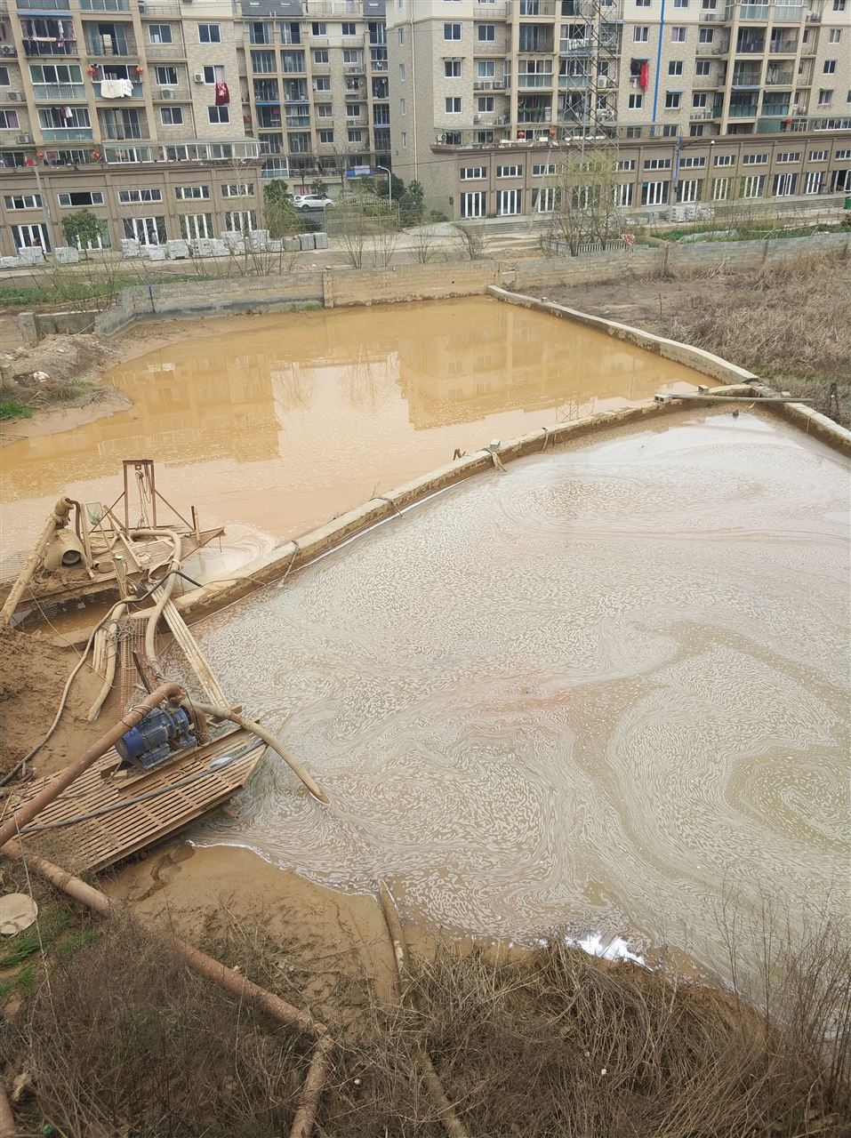 马龙沉淀池淤泥清理-厂区废水池淤泥清淤